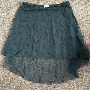 Gray Polkadot Eleve skirt